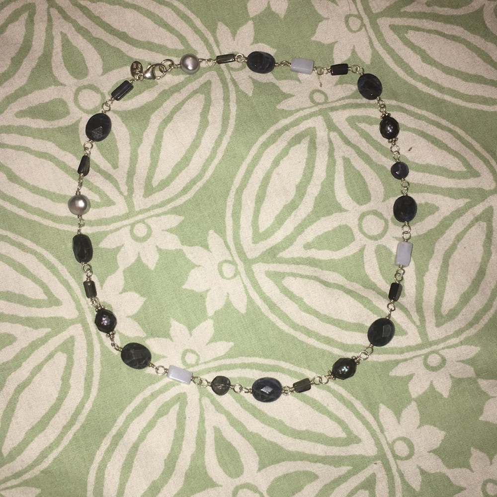 Blue Silpada stoned necklace